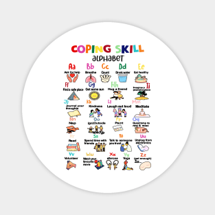 Coping Skills Alphabet, School Counselor, Mental Health Matters, Psychologist, Positivity Magnet